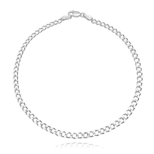 Pulseira Masculina Grumet 2,5mm Prata 925