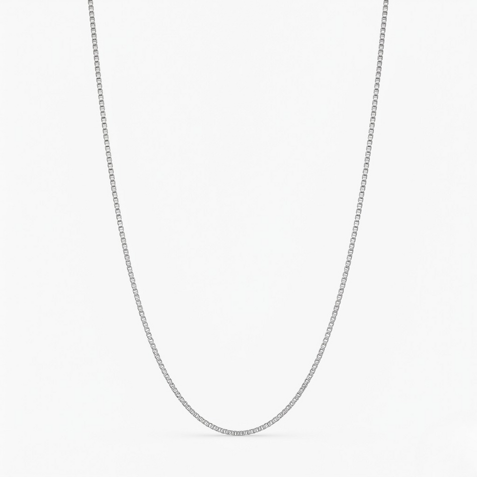 Corrente Veneziana 60cm Prata 925