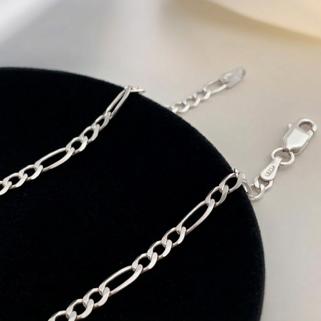 Pulseira Masculina 3x1 2,5mm Prata 925