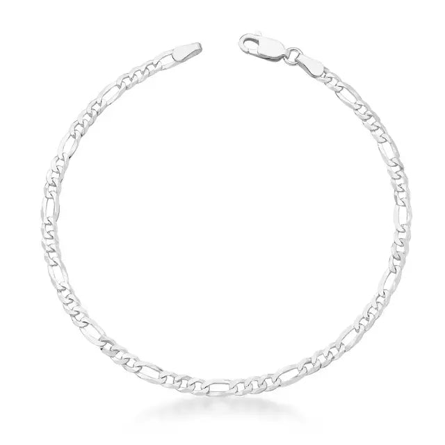 Pulseira Masculina 3x1 2,5mm Prata 925