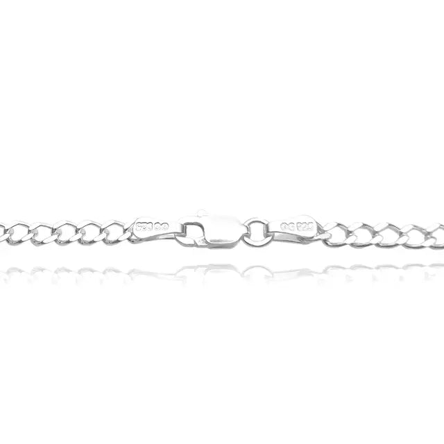 Pulseira Masculina Grumet 2,5mm Prata 925