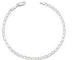 Pulseira Masculina 1x1 3mm Prata 925