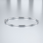 Bracelete Feminino Fio Quadrado Prata 925