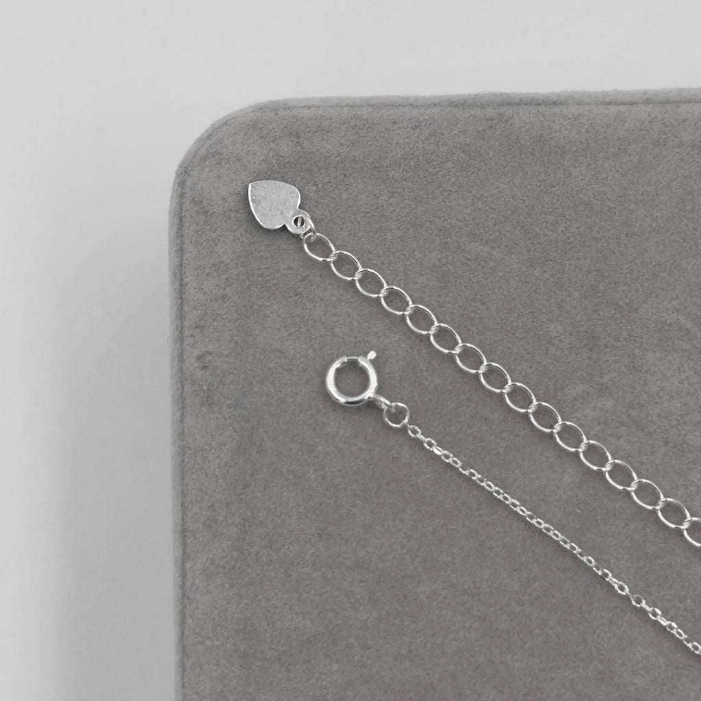 Colar Feminino Luxo Infinito Cristal Prata 925