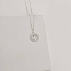 Colar Feminino Medalha Nsa Senhora Aparecida Cravejada Prata 925