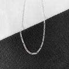 Corrente Masculina 3x1 2,5mm Prata 925