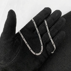 Corrente Masculina 3x1 2,5mm Prata 925