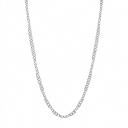 Corrente Masculina Grumet 2,5mm Prata 925