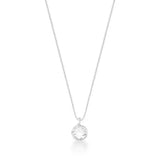 Colar Feminino Ponto de Luz Redondo Prata 925